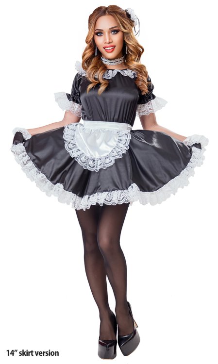 Classic Satin French Maid Uniform